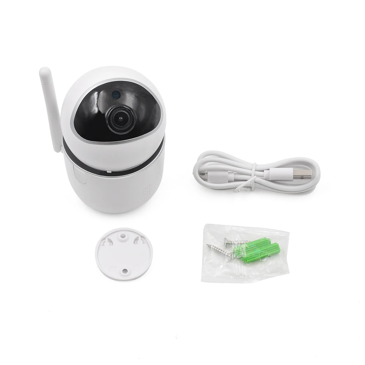 Беспроводная ip камера для умного дома с углом обзора 360 градусов Wi Fi 1080P HD