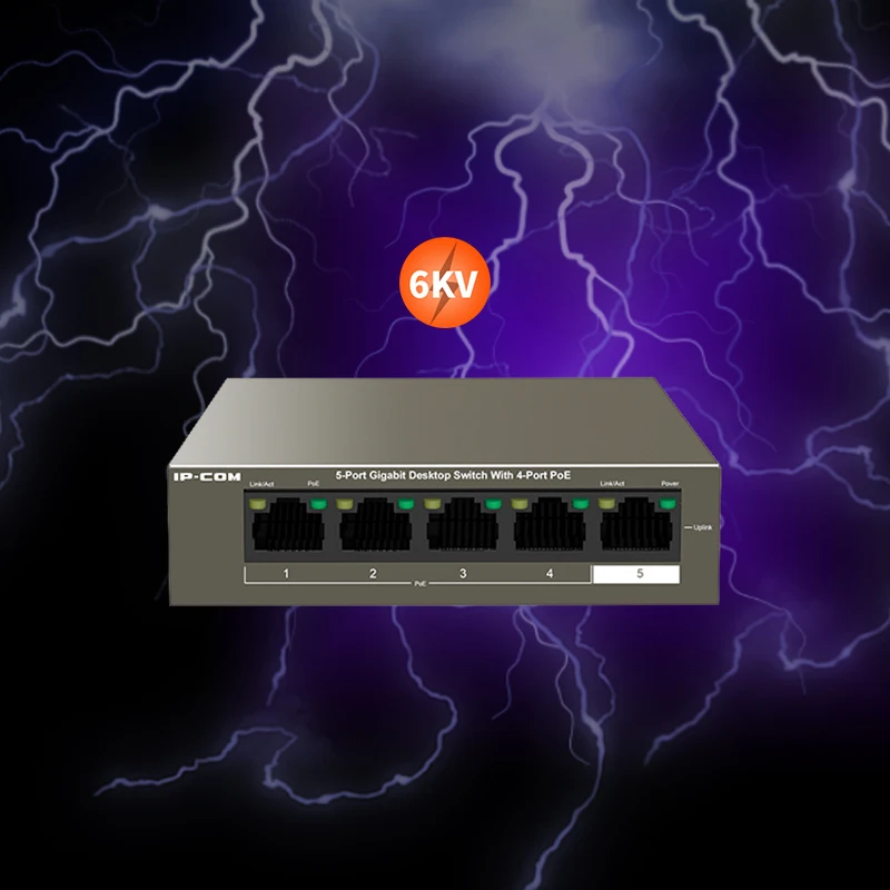 Стандарт IPCOM быстрое подключение с 5 портами и 4 ethernet хаб rj45 портов 10/100