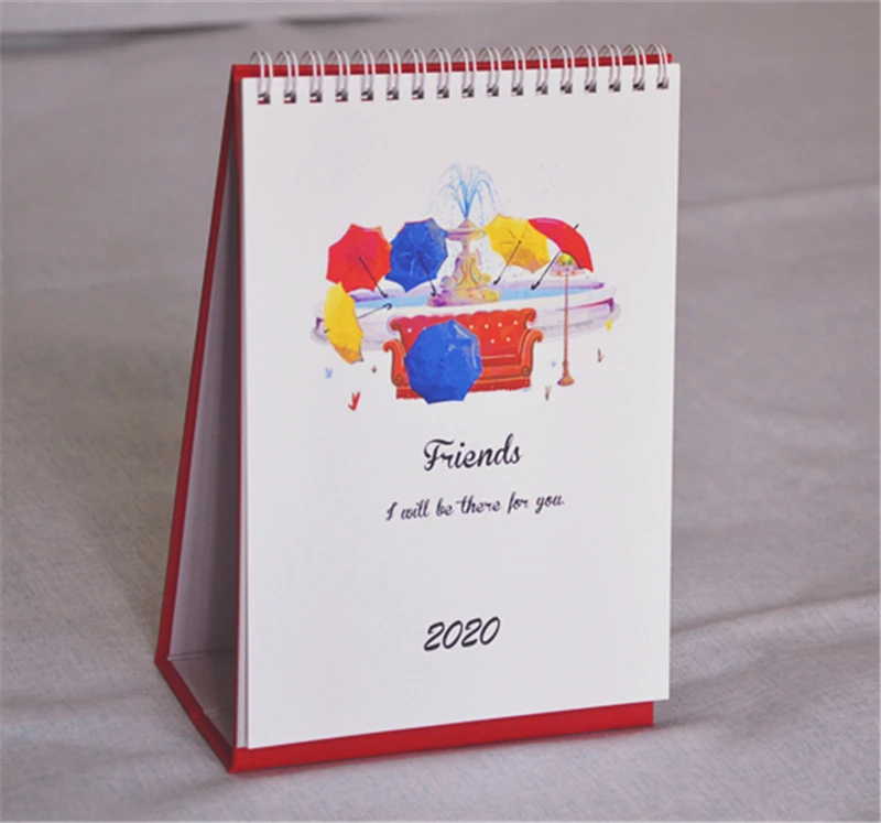 1 шт. настольный календарь с двусторонним принтом для ТВ шоу|Реквизит костюмов| |