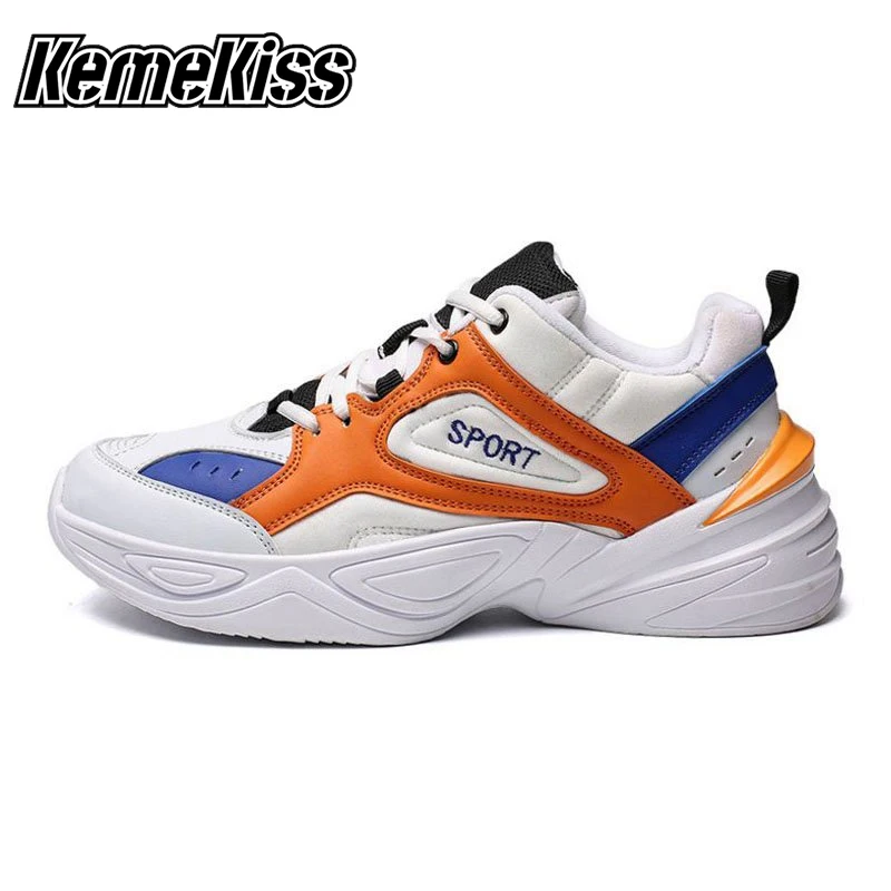 KemeKiss 4 цвета мужская повседневная Беговая обувь для бега кроссовки на толстой