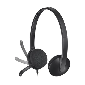 Logitech H340 USB computer headset microphone for Windows MacOS ChromeOS 2