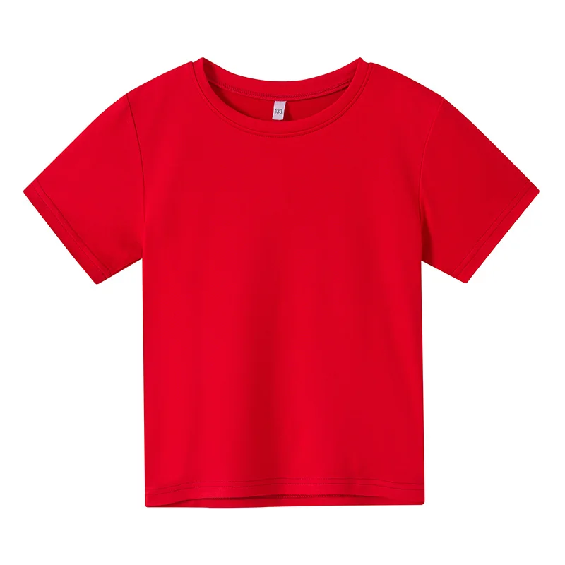 

Fashion T-shirt Kids Print Design Boy/Girl Games Summer Leisure Pure Cotton T-shirt Children's Clothing Home Pure Color Tops