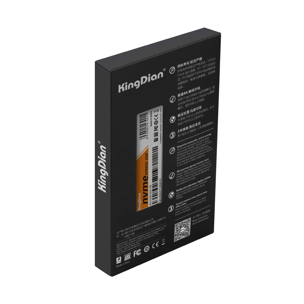 SSD-накопитель KingDian M.2 NVME PCIE 128 ГБ 256 512 1 ТБ | Компьютеры и офис