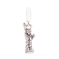 bewill s925 sterling silver statue of liberty pendant fit original bracelet necklace
