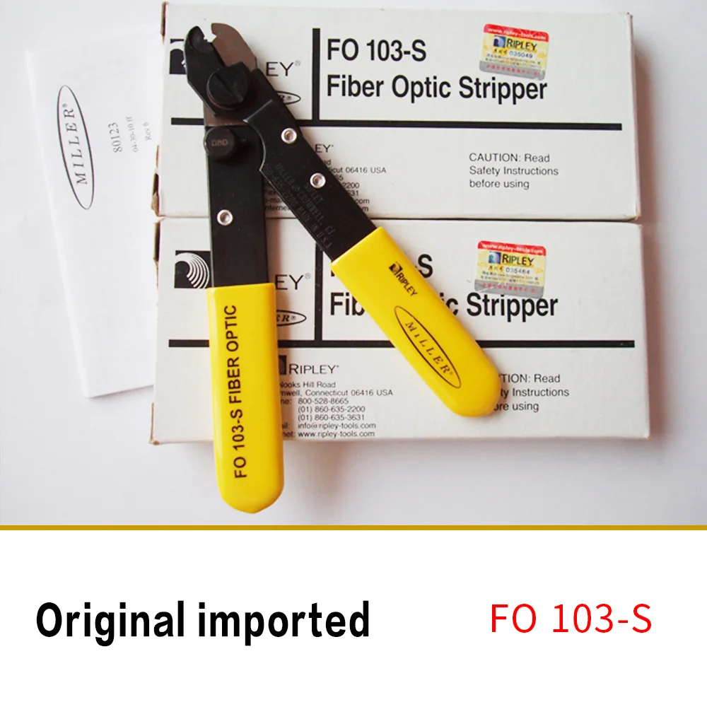 

Оригинальный волоконно-оптический Стриппер Im port ed Miller для 103-S однопортовые волоконно-оптические плоскогубцы FO103S