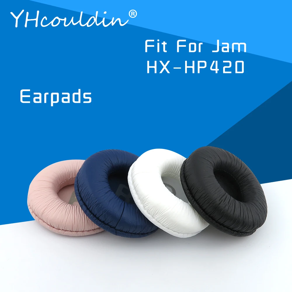 

Earpads For Jam HX HP420 HX-HP420 Headphone Accessaries Replacement Ear Cushions Wrinkled Leather Material