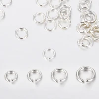 30 60pcs 925 sterling silver open jump rings 3 6mm split ring connectors for diy earrings bracelet jewelry making findings