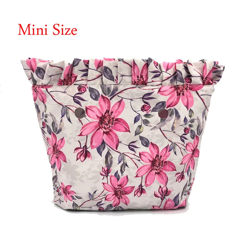 Классическая Мини Цветочная подкладка с цветным принтом внутренний карман на