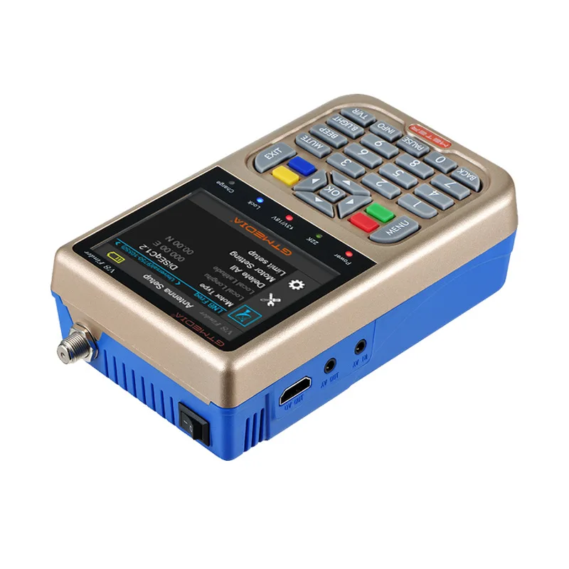 Цифровой спутниковый искатель GT MEDIA Freesat V8 Finder Meter DVB-S2/S2X с высоким разрешением