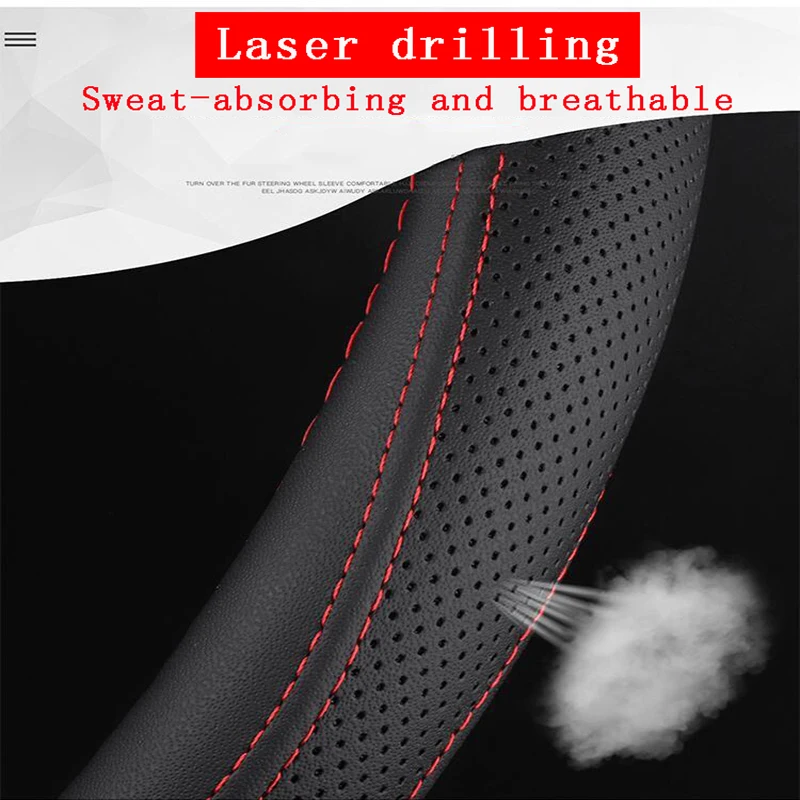 

Car Steering Wheel Cover Set for Haval F5 F7 H4 H5 H6 H3 H1 H2 M6 H7 H8 H9 Breathable Car Styling Accessories