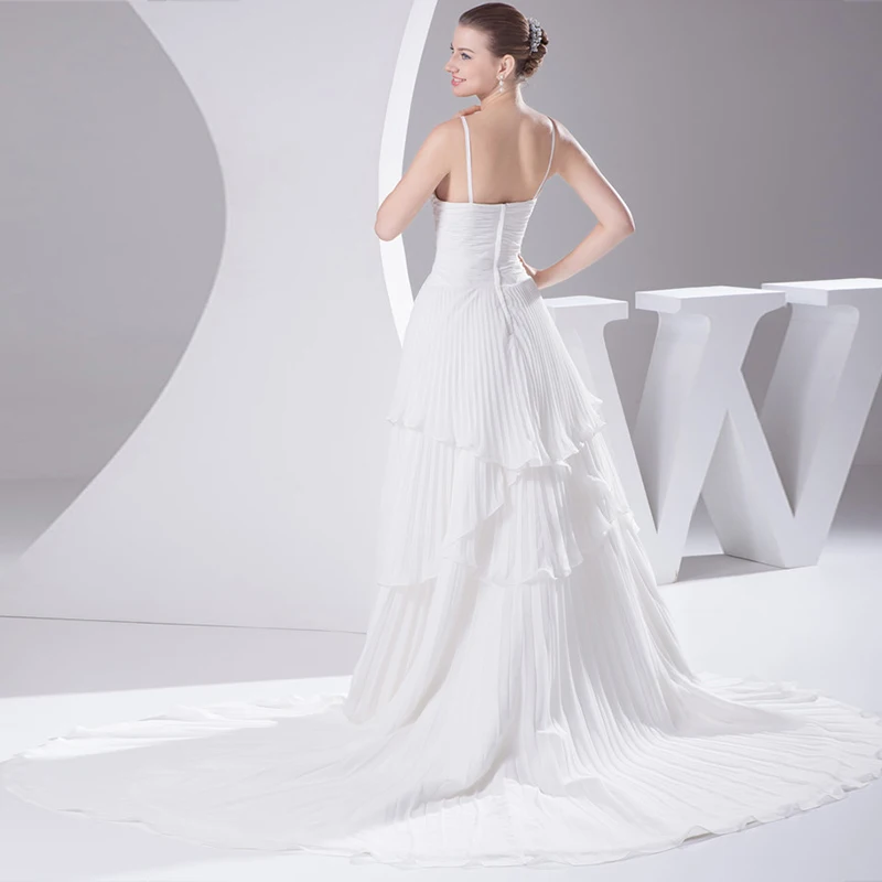 Элегантные женские длинные свадебные платья 2020 шифоновые облегающие вечерние с v