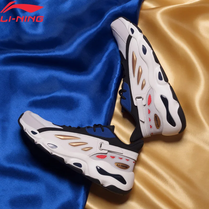 Мужские кроссовки Li Ning с бабочкой обувь для ходьбы NYFW носимые подкладка фитнеса li