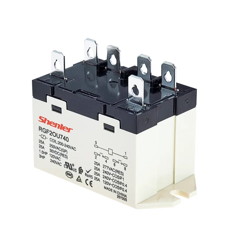 Shenler маленькое реле высокой мощности JQX-76F-TU-2A 220V 380V JQX-76F-BLD-2A 24VDC JQX-76F-BLU-2A 24VAC 380-400VAC SOKE