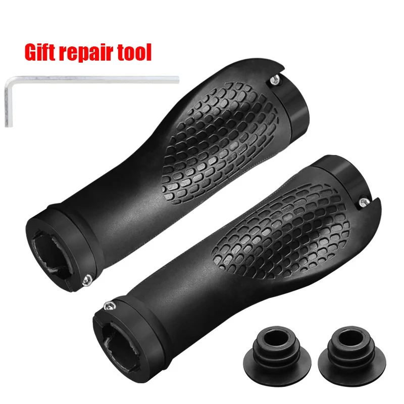 ordinary black 1 пара MTB Горные/дорожные ручки для велосипедного руля противоскользящие эргономичные Упоры для рук на руль велосипеда рожки руля велосипедные ручки резиновые ручки для велосипеда - Цвет: ordinary black