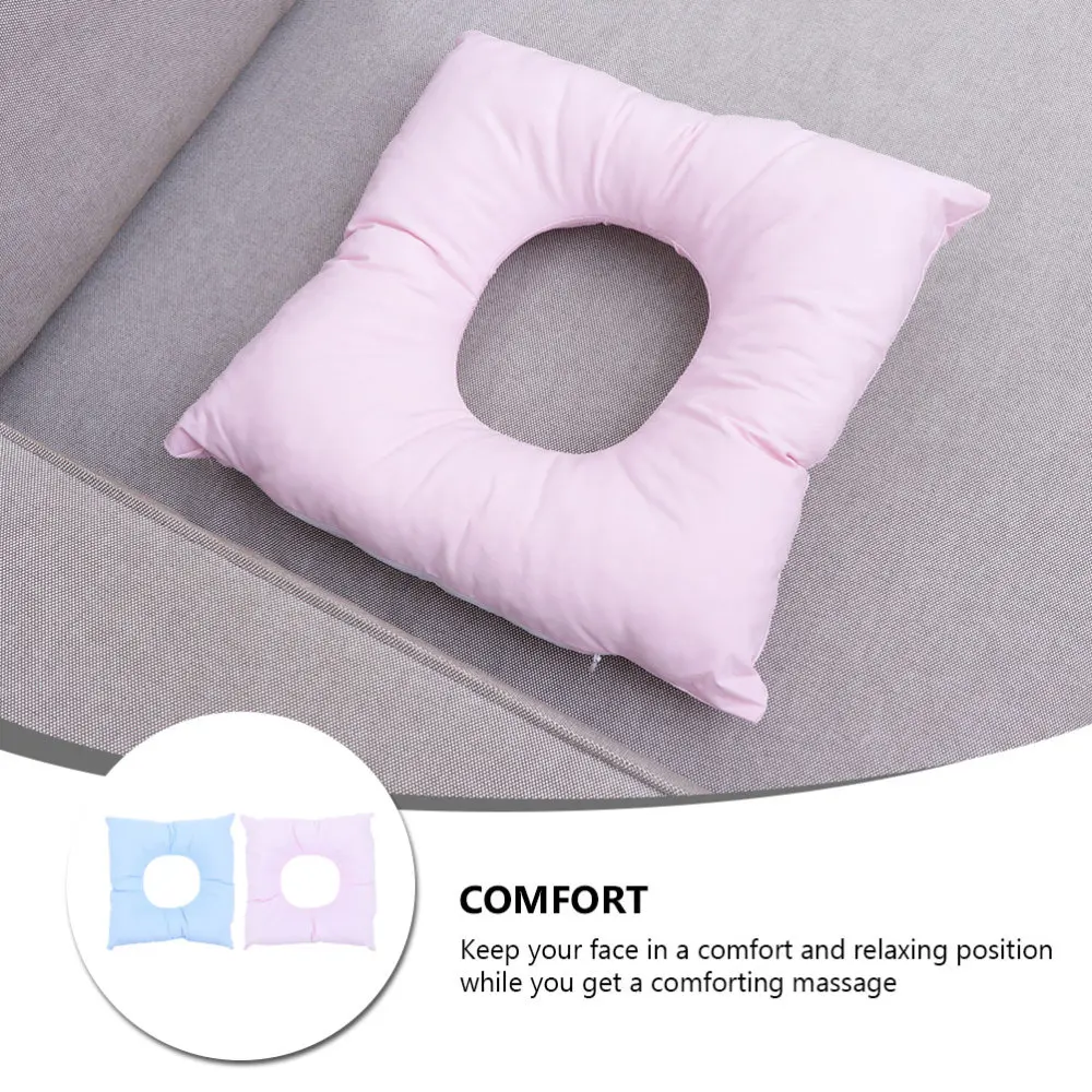 

2Pcs Professional Face Down Cotton Cushion Pillow for Spa Salon Beauty Shop