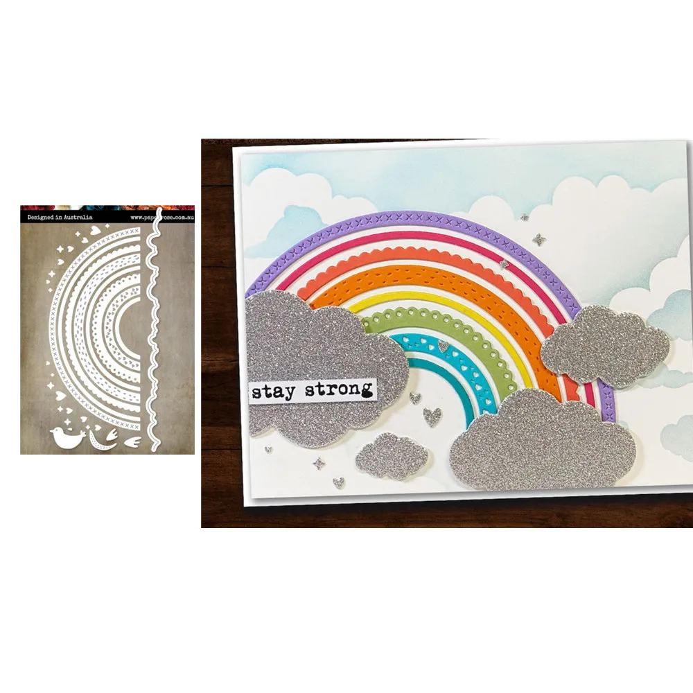 

rainbow Clear Silicone Stamp / seal for DIY Scrapbooking / Album Decorative Clear Stamp Sheets A500