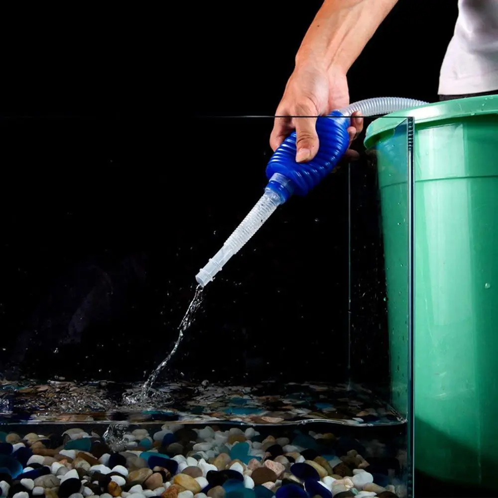 Аквариумный бак для рыб пылесос гравий фильтр воды очиститель сифонный насос