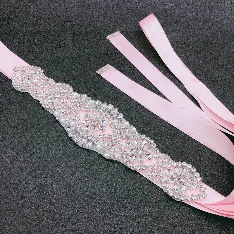 Украшенные драгоценными камнями Свадебные ремни пояс для вечевечерние НКИ