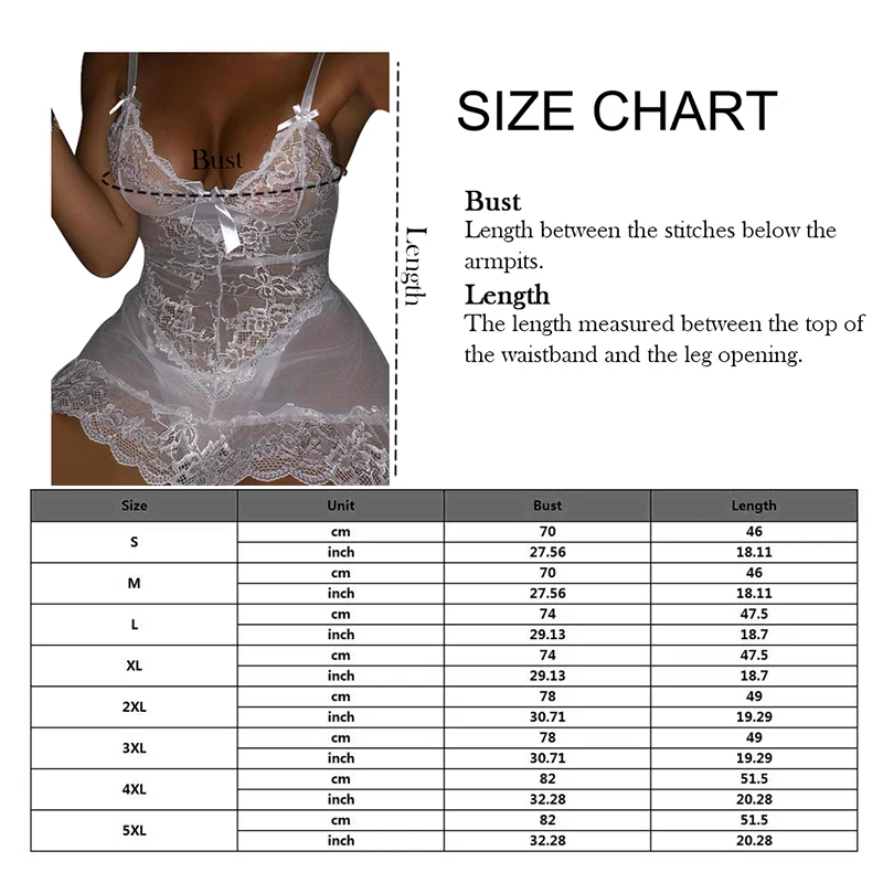 

Women Sexy Bow Lace Lingerie Racy Underwear Women Nightdress Spice Suit Temptation Underwear Babydoll Sleep wear 2020