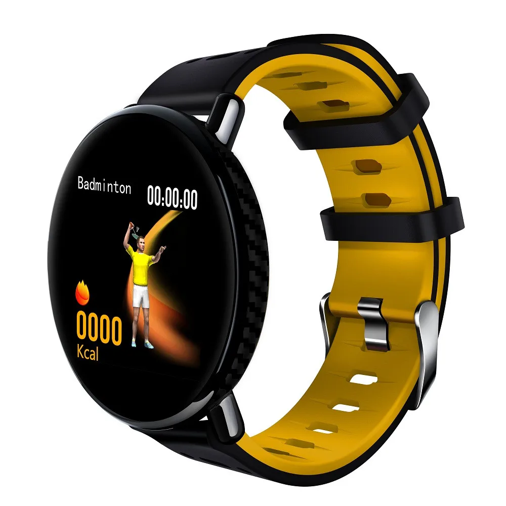 UHOOFIT K1 Смарт часы ips цветной экран фитнес трекер монитор сердечного ритма