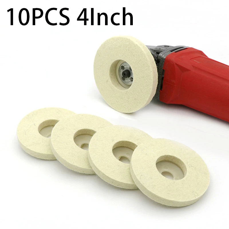 

Buffing Polishing Disc Wheel Felt For Angle Grinder Abrasive Wheel 10pcs Professional Universal