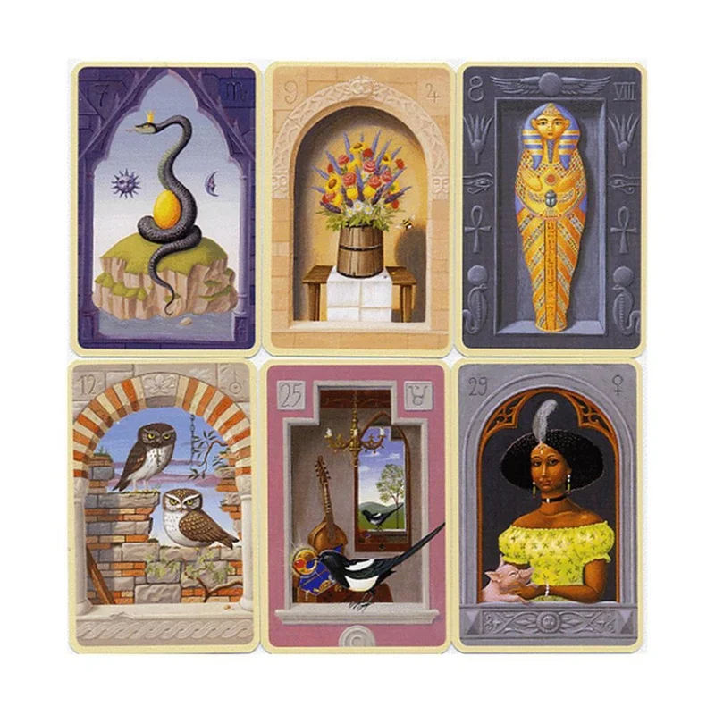 New Mystical Lenormand Oracle Cards Full English 36 Deck Tarots Mysterious Divination Family Party Funny Board Game | Спорт и