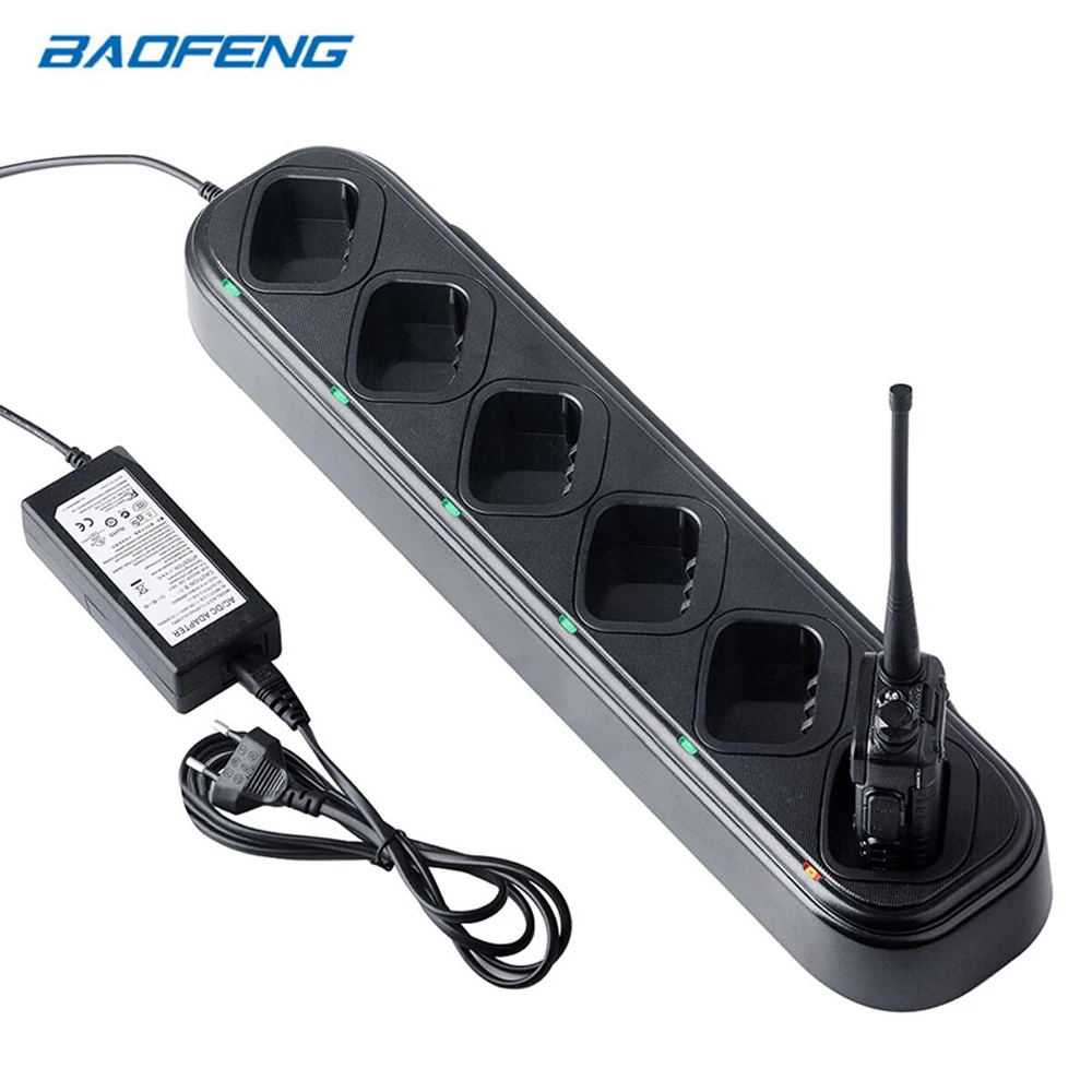 Зарядное устройство Baofeng UV-5R 6 Way BAOFENG 888S, Любительское радио, многофункциональное 6-стороннее быстрое зарядное устройство для Baofeng 5R, Портатив... от AliExpress RU&CIS NEW
