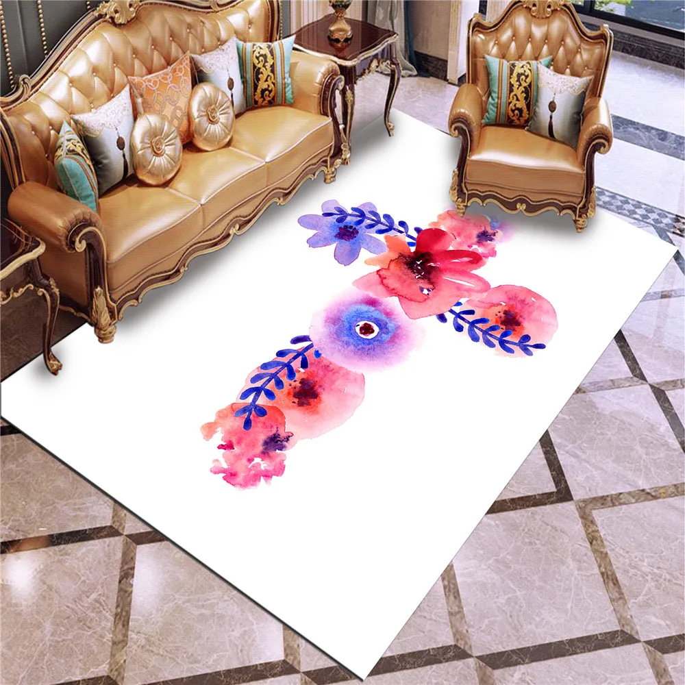 Белый коврик в виде голубей/Креста/цветов 3D ковер с принтом рождественской