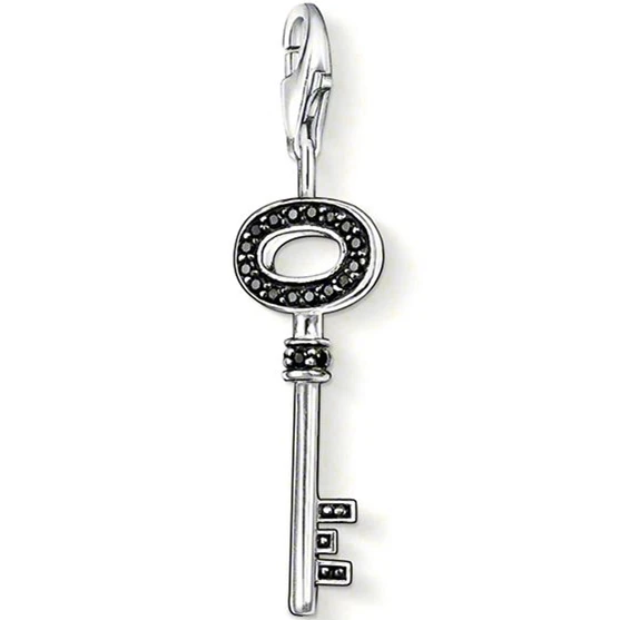 

Модные подвески ThomasPT1212 с ключом и черным цирконием, подвески для женщин, модный подарок, ожерелье в стиле Ts, Лидер продаж