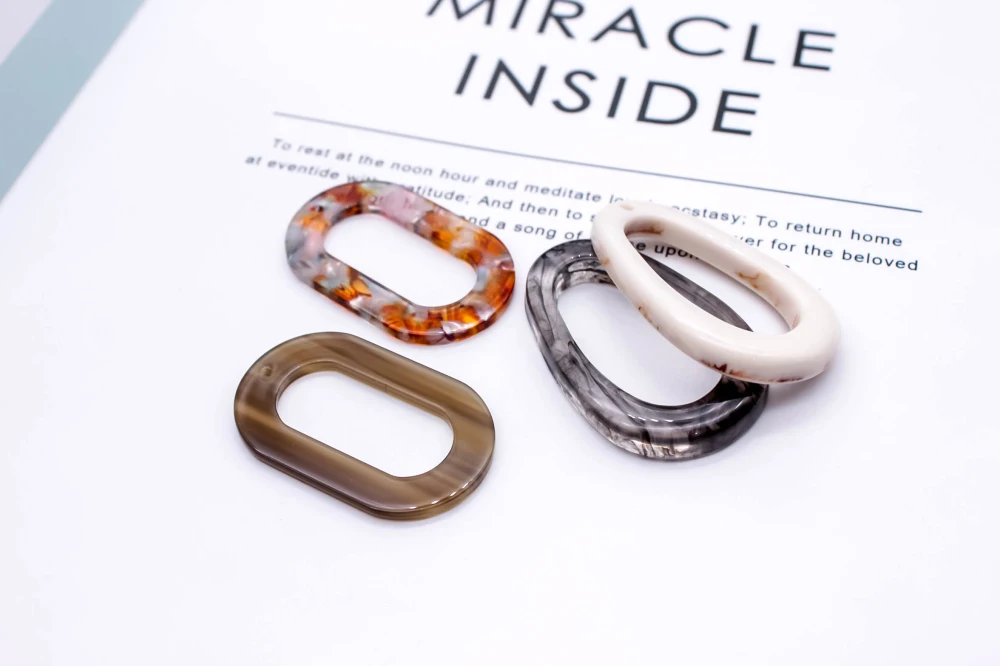 6 шт. акриловые серьги-подвески овальной формы | Украшения и аксессуары