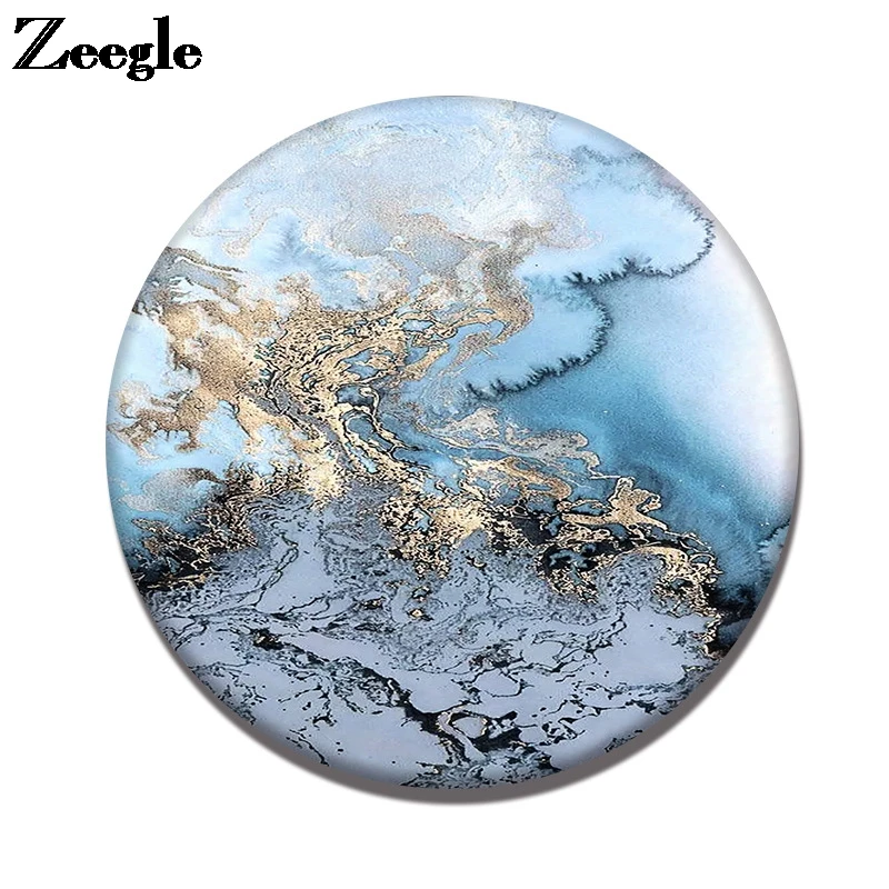 Zeegle Modern Placemats Coffee Table Cup Mat Mud Coasters Creative Decor Water Absorption Mugs Pad | Дом и сад