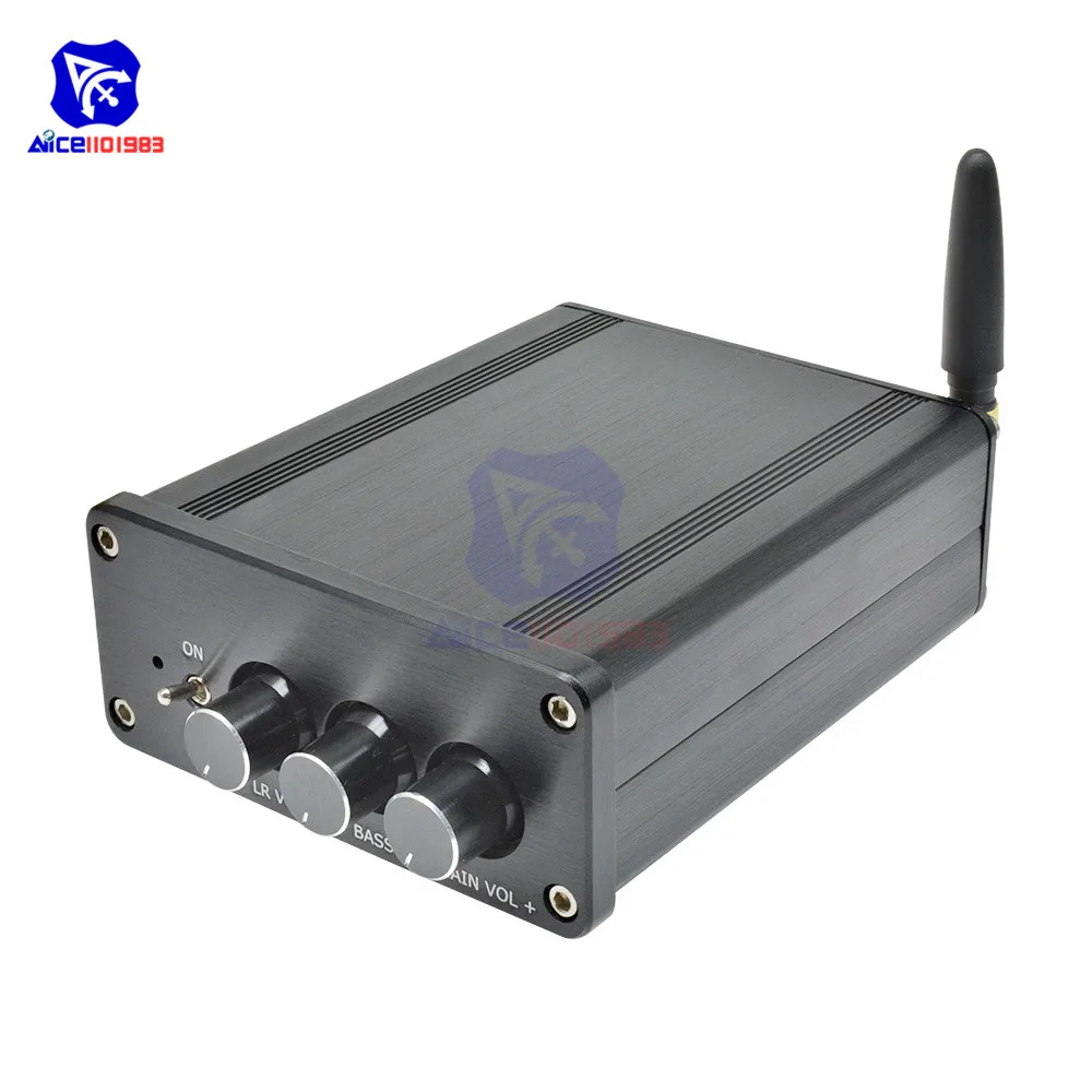 

Аудиоусилитель diymore TPA3116 Bluetooth CRS4.0, 2 канала, Hi-Fi, класс D, 2x50 Вт + 100 Вт, 18-24 В постоянного тока, с антенной