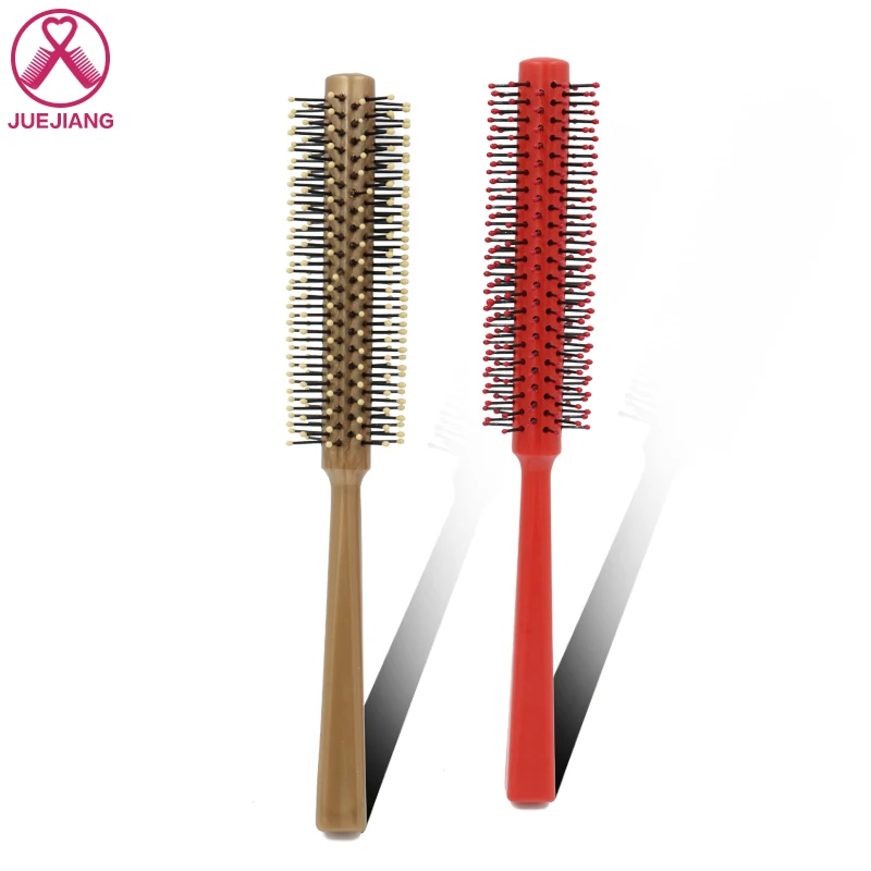 Круглая расческа для волос щетка завивки вьющиеся расчески массажный ролик