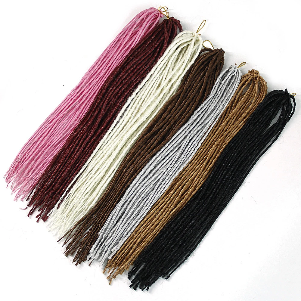 Из искусственных волос дреды коллекции в африканском стиле плетение блондинка