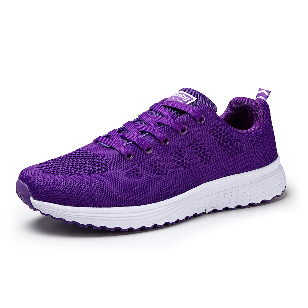 A08 purple STQ; коллекция года; осенние кроссовки; женская обувь на плоской подошве; женские повседневные кроссовки из дышащего сетчатого материала на шнуровке; женская обувь; Женская прогулочная обувь; A08 - Цвет: A08 purple