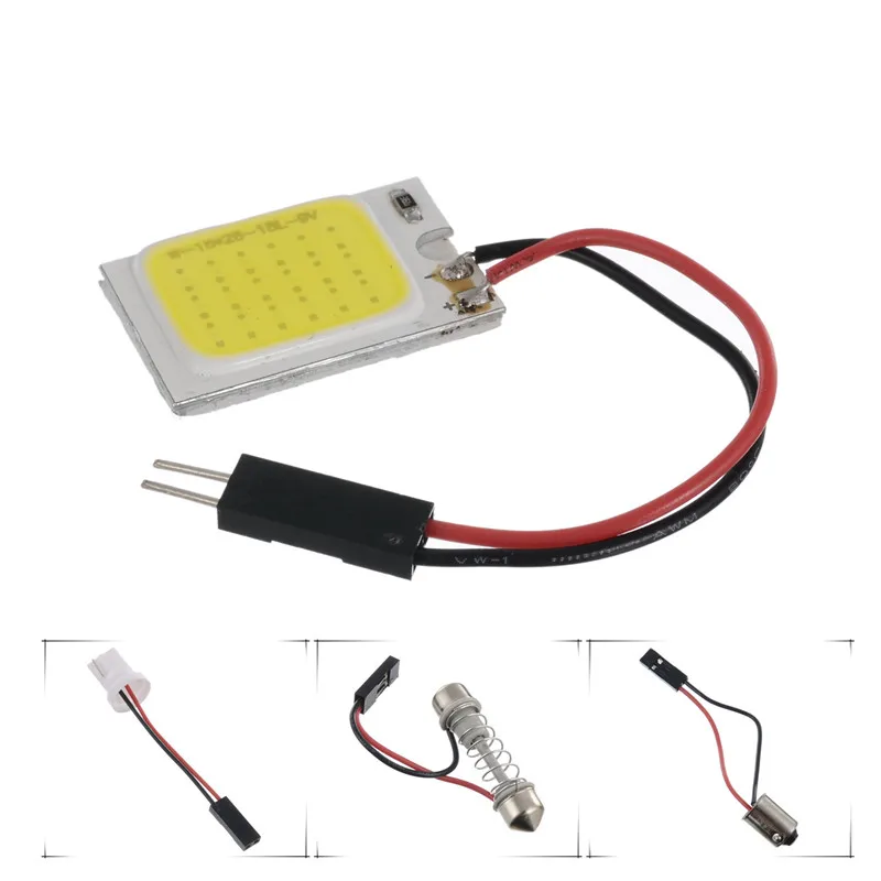 2xвысокое качество COB светодиодный светильник-панель супер белая автомобильная