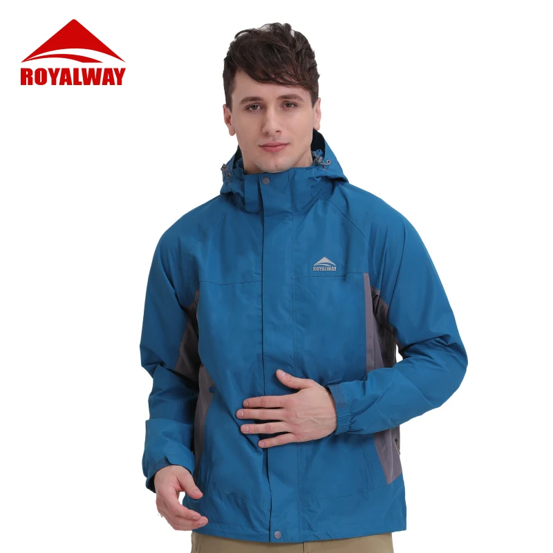 

Мужская ветровка ROYALWAY, весенне-осенняя, походная, водонепроницаемая, ROM4086D, 2019