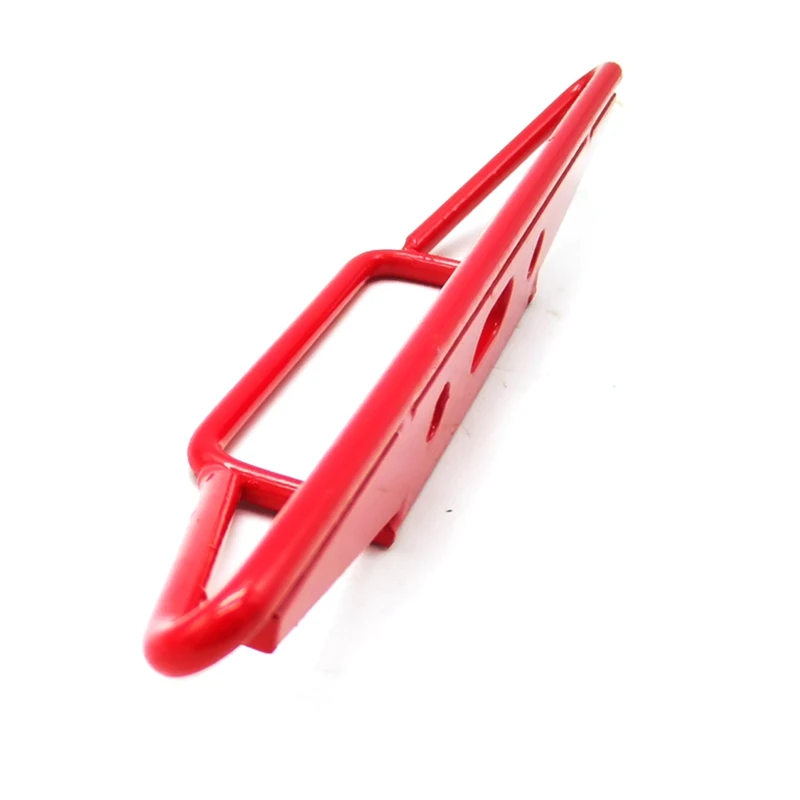 

Metal Rear Bumper Car Upgrade Spare Parts,Red with Metal Front Bumper with Center Net Protection Armor