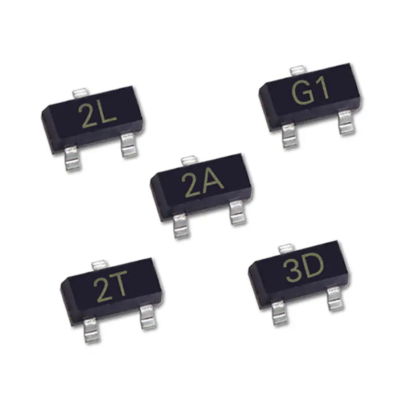 Силовой транзистор SMD NPN MMBT4403 2T MMBT4401 2X MMBT9012 2T1 MMBT2222A 1P MMBT3904 1AM MMBT3906 2A IC SOT-23 50 шт. |
