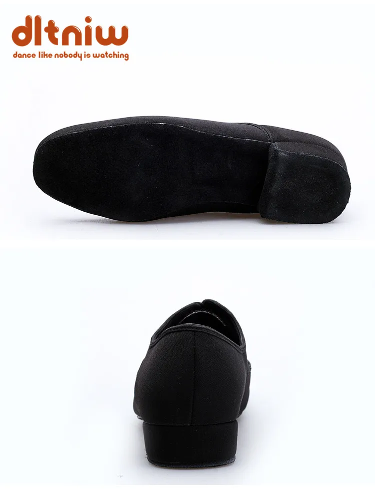 Мужские технические Профессиональные черные холщовые туфли для