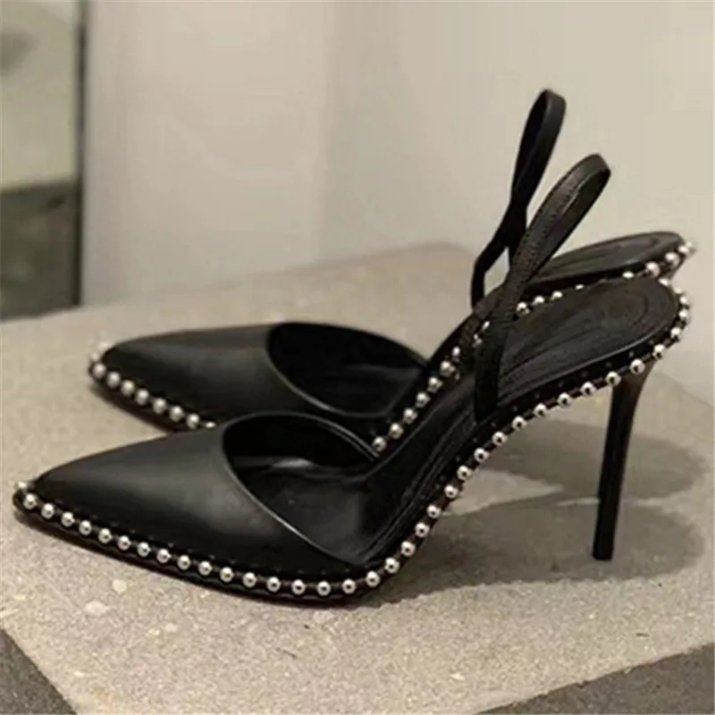 С украшением в виде кристаллов со стразами с петлей на пятке Женская обувь