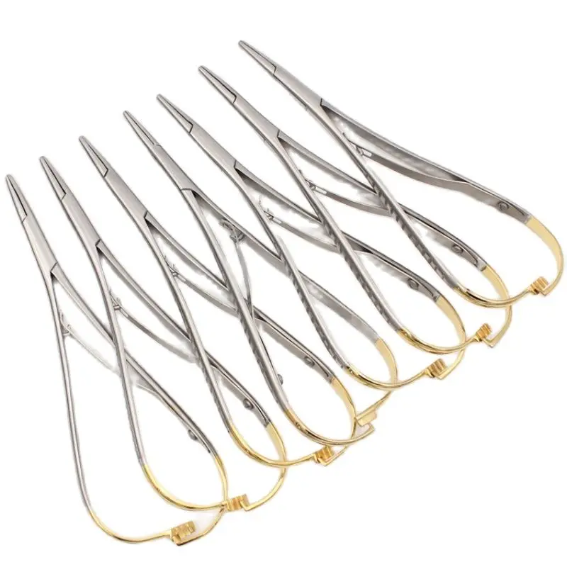 Стоматологический Иглодержатель 14 см клювовидные щипцы дюйма 1 шт. | Красота и