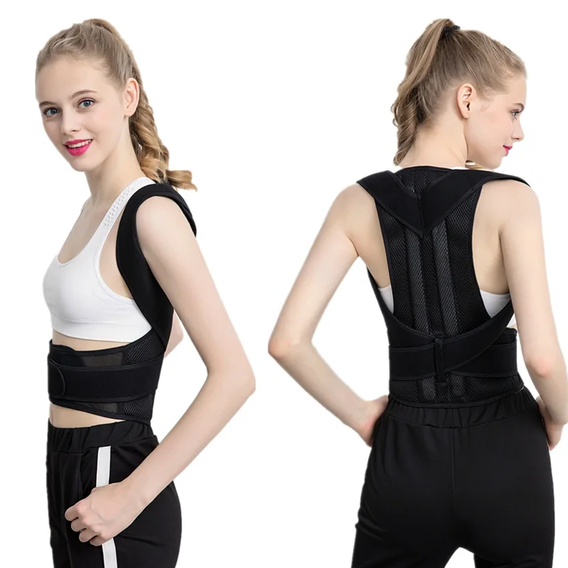 

Adult Posture Corrector Clavicle Spine Back Shoulder Lumbar Spine Support Belt Adjustable Correction De Postura De Espalda Back