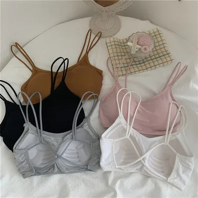

Free Shipping New Fashion Beautiful Bra Bare Pad Chest Wrap Solid Color With Light Proof Inside Women Work Wear Tube Top