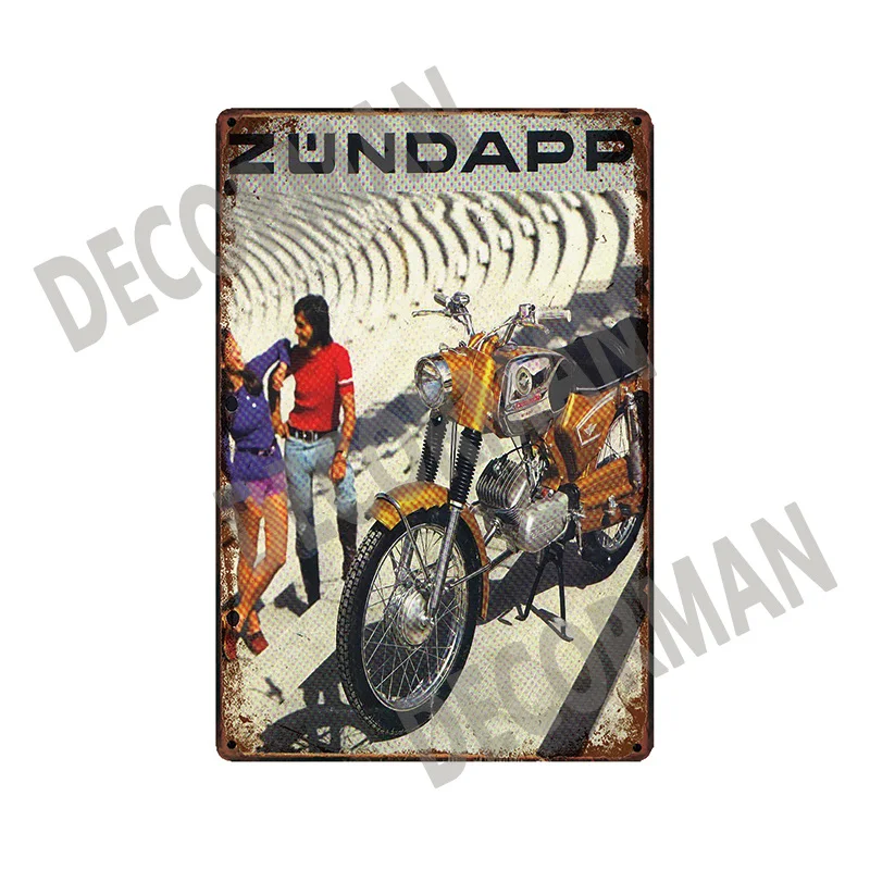 [Mike86] ZUNDAPP Triump пользовательские двигатель оловянный знак потертый шик ретро настенная живопись Рождественский подарок 20*30 см LTA-1702 - Цвет: SL-11693