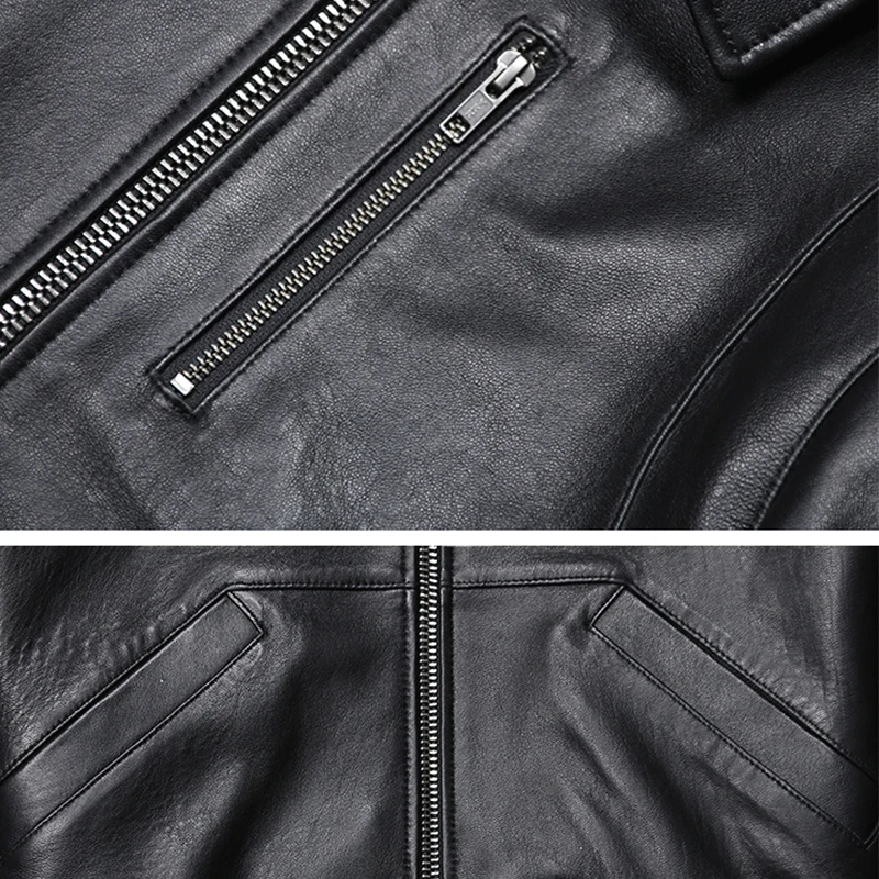 

Air Force 2021 Genuine Leather Jacket Men Sheepskin Men's Clothing Leisure Locomotive Suit Youth Slim Fit Real Leather Coat