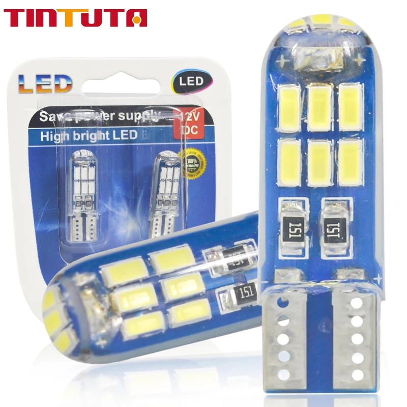 1 шт. светодиод T10 стробоскосветодиодный W5W светодиодная вспышка 194 168 силикагель