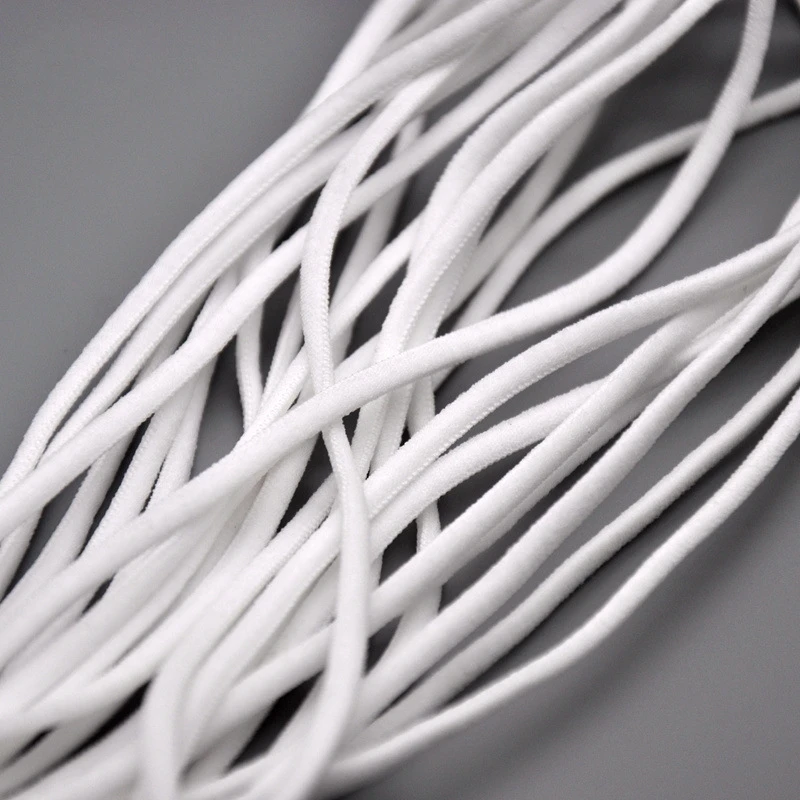 2 5-4 мм круглая эластичная повязка для маски лица маска ушей Резиновая лента