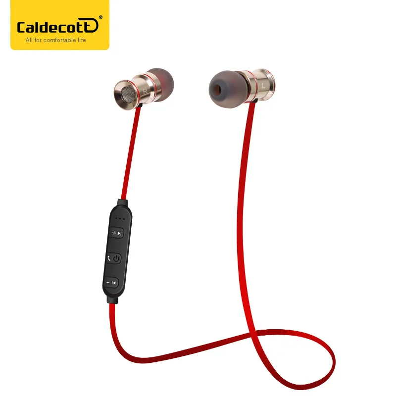 Спортивная bluetooth-гарнитура с наушниками металлическая Беспроводная