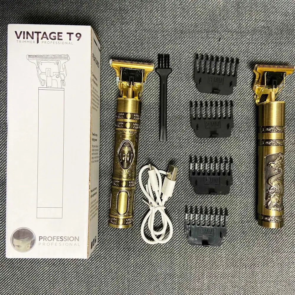 

2020 USB T9 Hair Clipper Professional Electric hair trimmer Barber Shaver Trimmer Beard 0mm Men Hair Cutting Machine for men